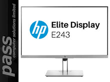 Load image into Gallery viewer, Dual (2x) 24" HP EliteDisplay E243 IPS LED Backlit LCD Monitors