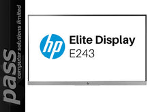 Load image into Gallery viewer, Dual (2x) 24" HP EliteDisplay E243 IPS LED Backlit LCD Monitors + Dual Mount! All Brand New
