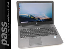 Load image into Gallery viewer, HP Zbook 15 G4 Laptop | i7-7820HQ 2.9Ghz | M1200M w 4GB
