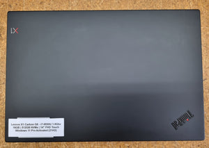 Lenovo ThinkPad X1 Carbon Gen 6 | i7-8550u up to 4.0GHz | Display: 14.0" FHD